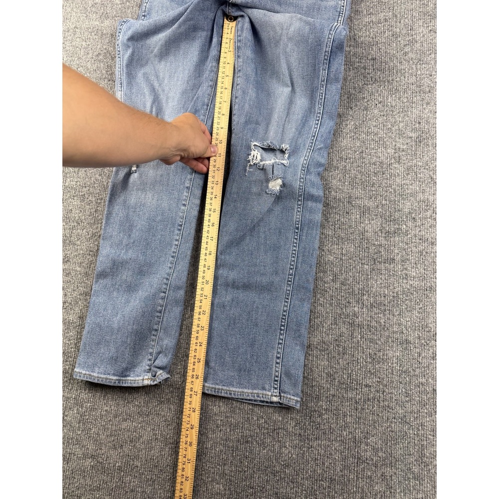 J Crew Jeans Womens 29 Blue‎ High Rise Classic Vintage Distressed Denim Pants - Picture 12 of 14